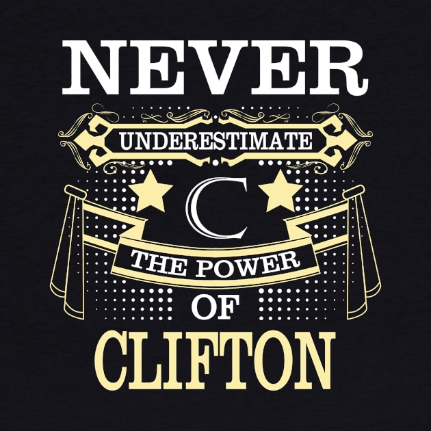 Clifton Name Never Underestimate Power Of Clifton by HayleyKylee